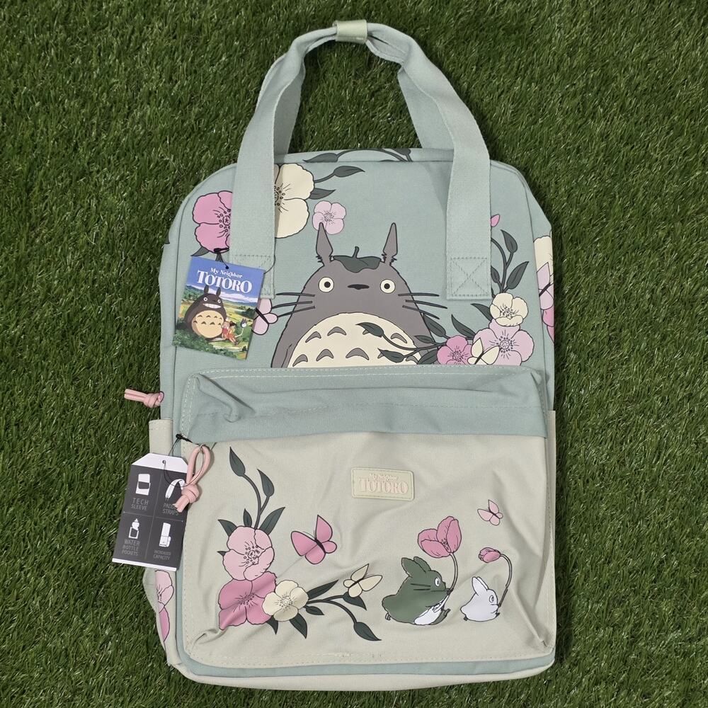 Studio Ghibli My Neighbor Totoro Floral Backpack New